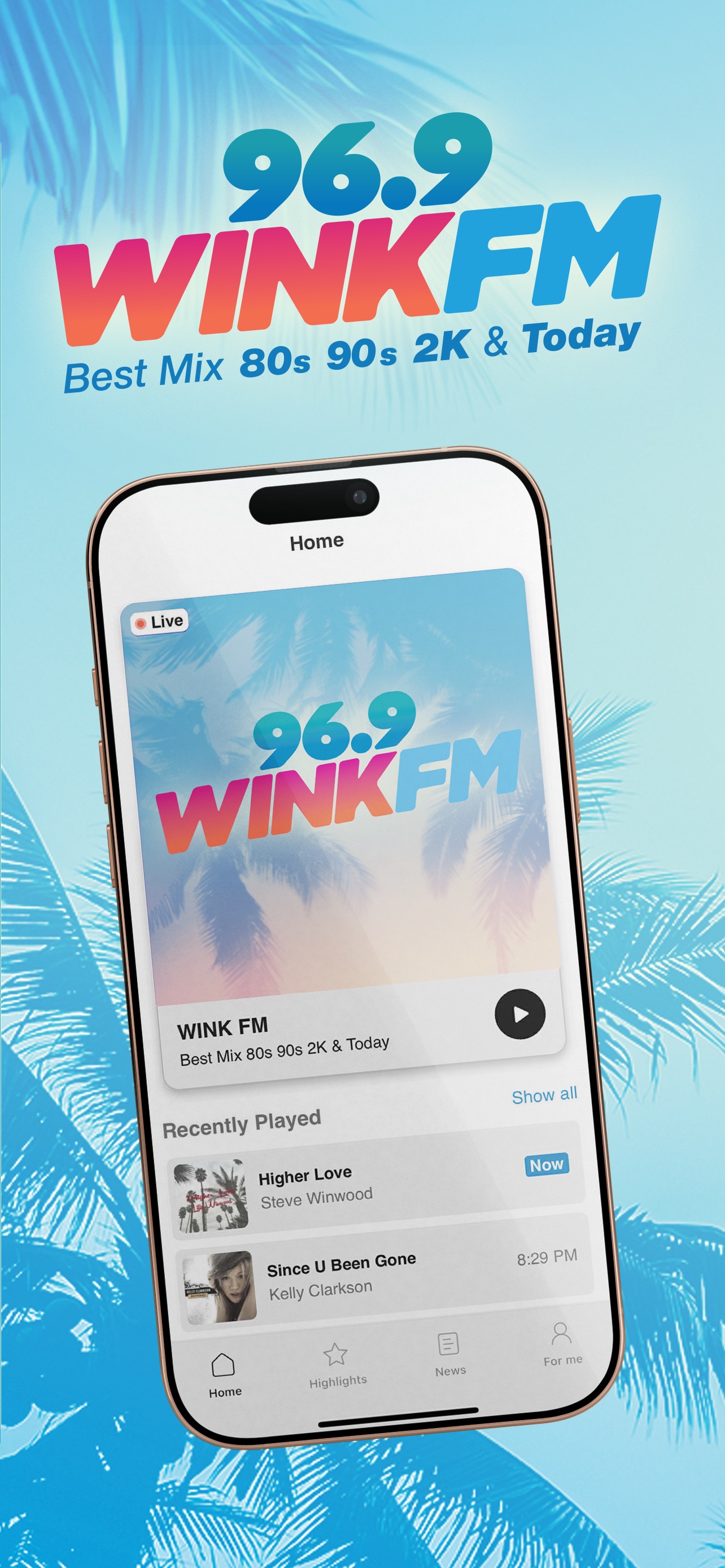 96.9 WINK FM screenshot