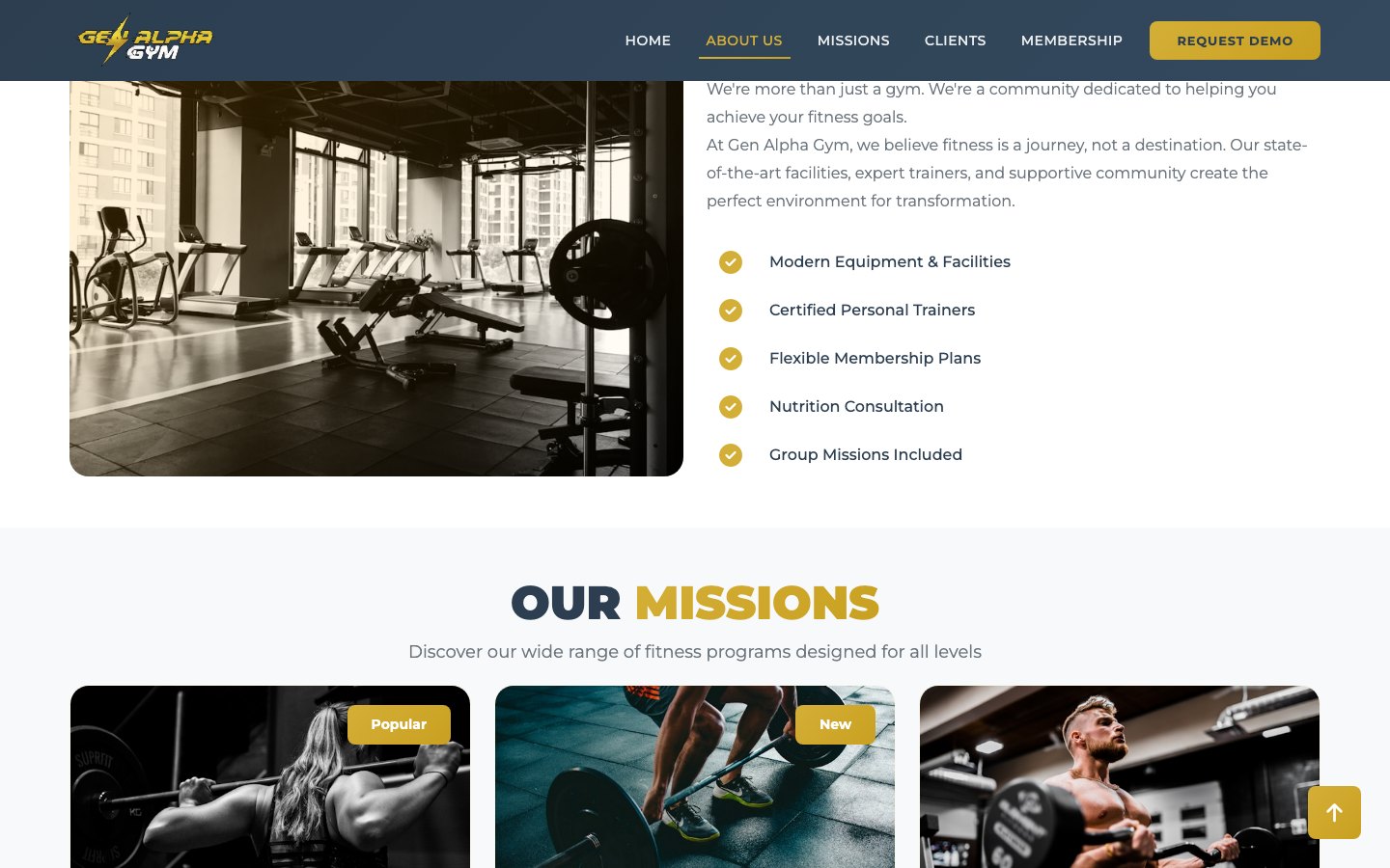 Gym screenshot